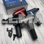 Портативный ручной массажер для тела Fascial Gun черный