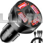 4 автомобильных зарядных устройства USB + кабель Xtrobb 19907