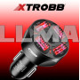 4 автомобильных зарядных устройства USB + кабель Xtrobb 19907