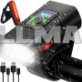 4T6 USB-фонарь для велосипеда + задний фонарь 23677
