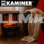 Электрокамин обогреватель Embego Kaminer 2000 Вт радиатор с эффектом пламени 26400 (Польша)