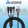 USB-кабель 3-в-1 Izoxis 22194 