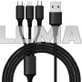 USB-кабель 3-в-1 Izoxis 22194 