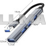 USB HUB - 4 порта 3.0+2.0 Izoxis 21940
