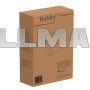 Бамбуковая корзина для белья - двухкамерная Ruhhy 24269