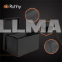 Чорний оксамитовий пуф 60x30x30 см Ruhhy 25995 (Польща)