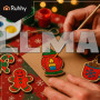 Деревяні ялинкові кулі для розпису 24 шт. Ruhhy 26471 (Польща)