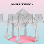 Детская палатка серо-розовая Kruzzel 23476