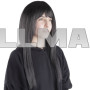 Длинный женский парик, черный P14833