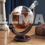 Графин - глобус - набор для виски Malatec 22553