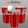 Игра «Пивной понг» - 50 чашек Ruhhy 21232