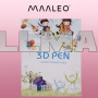 Книга с шаблонами для 3D ручки Maaleo 22734
