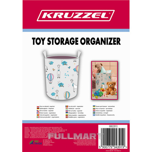 Кошик для іграшок - органайзер Kruzzel 22013