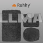 Коврик для ванной - комплект - серый Ruhhy 22061