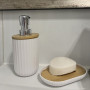 Набір аксесуарів для ванної кімнати - білий Ruhhy 24635