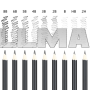 Набір для креслення 29 предметів Maaleo 26134 (Польща)