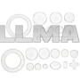 Набор для рисования - спирограф Maaleo 24346