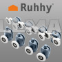 Ролики для душевой кабины, комплект 8 шт. КК9646