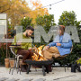 Садовая тарелка для костра 60 см Kaminer 25379 (Польша)