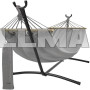 Садовий гамак 200x150см Gardlov з каркасом 25466 (Польща)