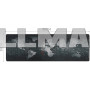 Серая клавиатура и коврик для мыши