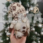 Серый стоящий гном со светодиодом 23754