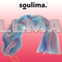 Синтетические волосы омбре синий/фиолетовый Soulima 21366