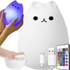 Светодиодный ночник - котенок