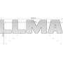 Световая завеса 136LED - теплый белый 31В KŚ11337