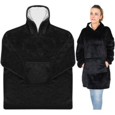 Толстовка XXL - черное одеяло