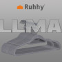 Вішалка для одягу 20 шт - сіра Ruhhy 22535