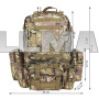 Военный камуфляжный рюкзак 50х16х50 см HQ (Польша)