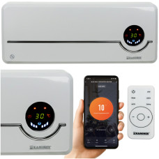 Електричний настінний обігрівач з WiFi + пультом Airo Kaminer 26389 (Польща)