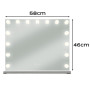 Зеркало косметическое 58x46см LED Soulima 26129