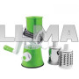 Ручная многофункциональная овощерезка Tabletop Drum Grater 3в1 мультистайлер для кухни Зеленая