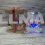 Светильник голографический 3D мишка с сердцем