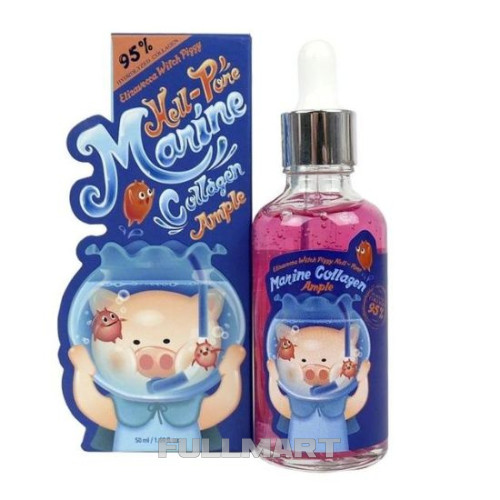 Сироватка для обличчя ELIZAVECCA 95% Witch Piggy Hell-Pore Marine Collagen Ample