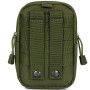 Тактическая поясная сумка органайзер с системой Molle оливковый