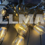 Гирлянда в ретро стиле лампа 5м/10Led Желтый свет