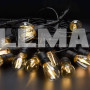 Гирлянда в ретро стиле лампа 5м/10Led Желтый свет