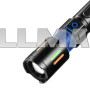 Фонарь ручной с индикатором заряда NIGHT VISION FLUORESCENCE CB-611-TG Черный