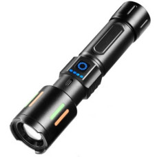 Фонарь ручной с индикатором заряда NIGHT VISION FLUORESCENCE CB-611-TG Черный