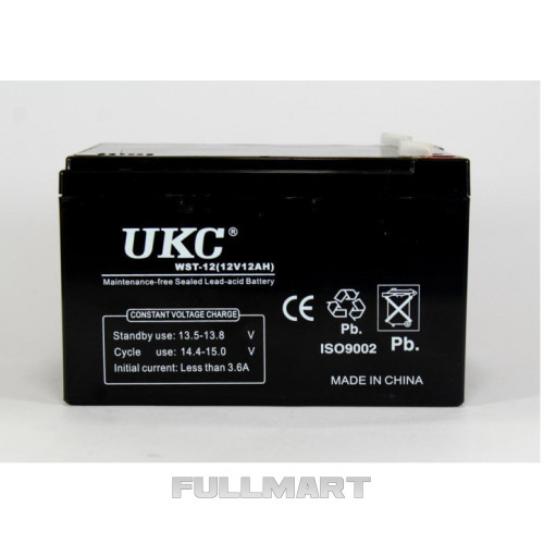 Аккумулятор Батарея 12V 12A UKC