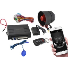 Универсальная автомобильная сигнализация Car Alarm 2 Way KD 3000 APP с сиреной