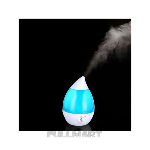 Зволожувач повітря безшумний дифузор світлодіодне підсвічування 7 кольорів 25 вт іонізатор 2,6 л (Польща)